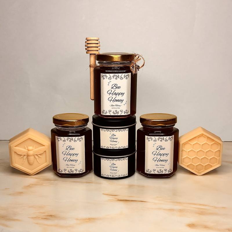 The Whole Hive — honey jars, beeswax soaps, and candles