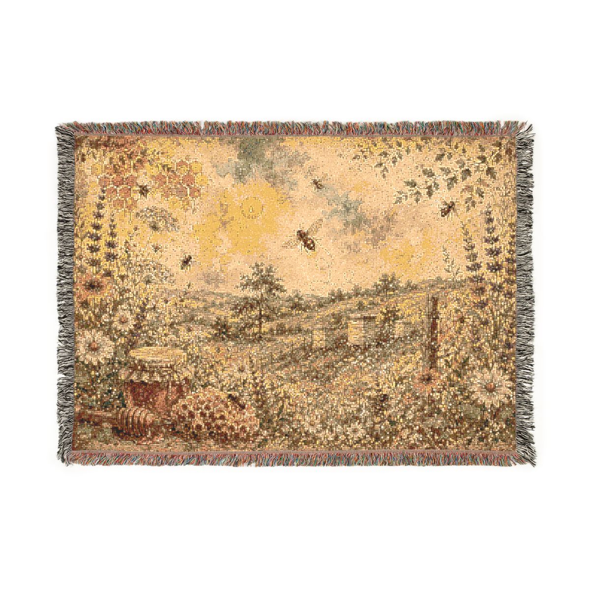 Bee Happy Woven Blanket